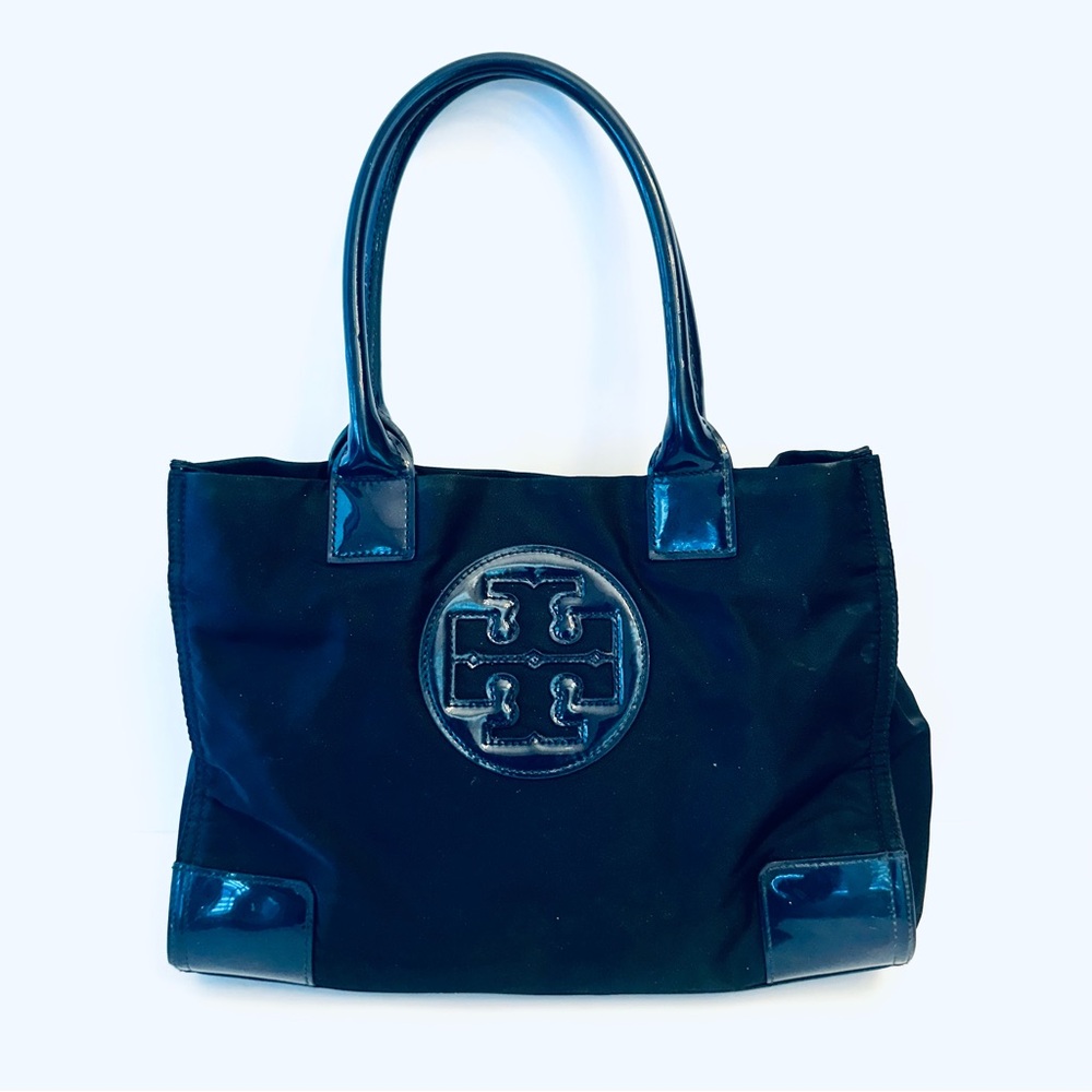 Tory Burch Navy and Black Tote